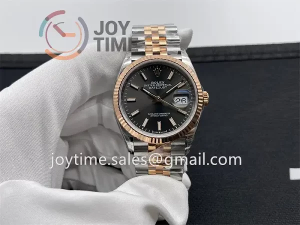 Rolex DateJust VSF 1:1 Best Edition SS 36mm RG Bezel SS/RG Bracelet VS3235