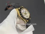 Rolex Daytona 116518 Clean 1:1 Best Edition YG 40mm Ceramic Bezel Rubber Strap A4130