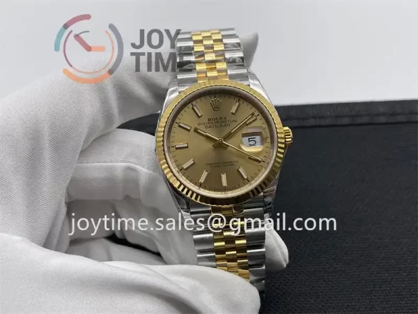 Rolex DateJust VSF 1:1 Best Edition SS 36mm YG Bezel SS/YG Bracelet VS3235