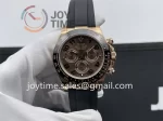 Rolex Daytona 116515 Clean 1:1 Best Edition RG 40mm Ceramic Bezel Rubber Strap A4130