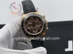 Rolex Daytona 116515 Clean 1:1 Best Edition RG 40mm Ceramic Bezel Rubber Strap A4130