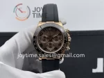 Rolex Daytona 116515 Clean 1:1 Best Edition RG 40mm Ceramic Bezel Rubber Strap A4130