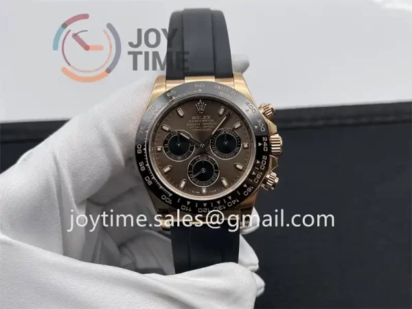 Rolex Daytona 116515 Clean 1:1 Best Edition RG 40mm Ceramic Bezel Rubber Strap A4130