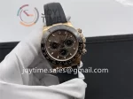 Rolex Daytona 116515 Clean 1:1 Best Edition RG 40mm Ceramic Bezel Rubber Strap A4130