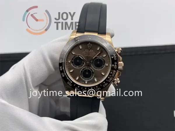 Rolex Daytona 116515 Clean 1:1 Best Edition RG 40mm Ceramic Bezel Rubber Strap A4130