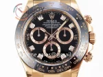 Rolex Daytona 116515 Clean 1:1 Best Edition RG 40mm Ceramic Bezel Rubber Strap A4130