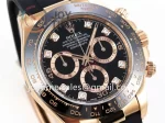 Rolex Daytona 116515 Clean 1:1 Best Edition RG 40mm Ceramic Bezel Rubber Strap A4130