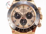 Rolex Daytona 116515 Clean 1:1 Best Edition RG 40mm Ceramic Bezel Rubber Strap A4130