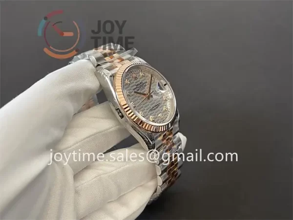 Rolex DateJust VSF 1:1 Best Edition SS 36mm RG Bezel SS/RG Bracelet VS3235