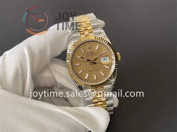 Rolex DateJust VSF 1:1 Best Edition SS 36mm YG Bezel SS/YG Bracelet VS3235