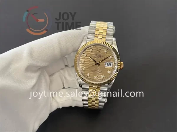 Rolex DateJust VSF 1:1 Best Edition SS 36mm YG Bezel SS/YG Bracelet VS3235