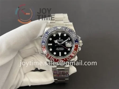 Rolex GMT Master II 126710BLRO Clean 1:1 Best Edition SS 40mm Red/Blue Ceramic Bezel SS Bracelet DD3285