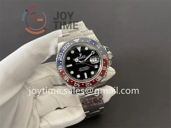 Rolex GMT Master II 126710BLRO Clean 1:1 Best Edition SS 40mm Red/Blue Ceramic Bezel SS Bracelet DD3285