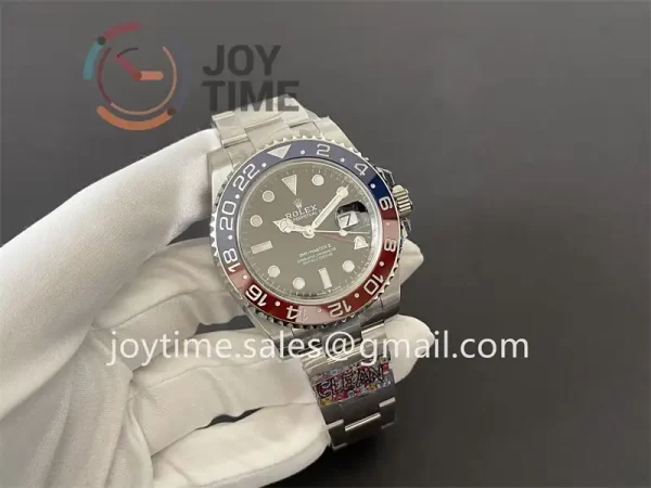 Rolex GMT Master II 126710BLRO Clean 1:1 Best Edition SS 40mm Red/Blue Ceramic Bezel SS Bracelet DD3285