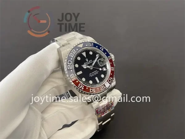 Rolex GMT Master II 126710BLRO Clean 1:1 Best Edition SS 40mm Red/Blue Ceramic Bezel SS Bracelet DD3285