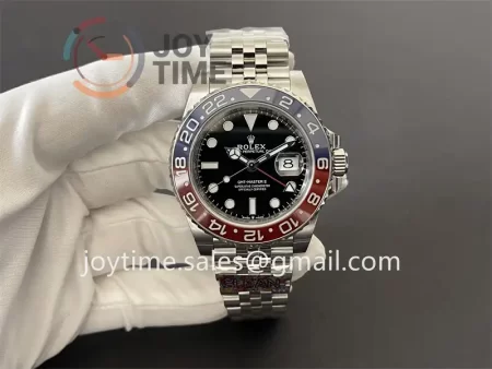 Rolex GMT Master II 126710BLRO Clean 1:1 Best Edition SS 40mm Red/Blue Ceramic Bezel SS Bracelet DD3285