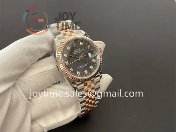 Rolex DateJust VSF 1:1 Best Edition SS 36mm RG Bezel SS/RG Bracelet VS3235