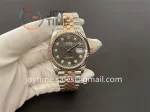 Rolex DateJust VSF 1:1 Best Edition SS 36mm RG Bezel SS/RG Bracelet VS3235