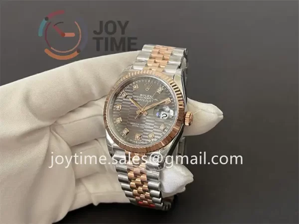 Rolex DateJust VSF 1:1 Best Edition SS 36mm RG Bezel SS/RG Bracelet VS3235