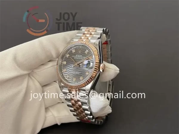 Rolex DateJust VSF 1:1 Best Edition SS 36mm RG Bezel SS/RG Bracelet VS3235