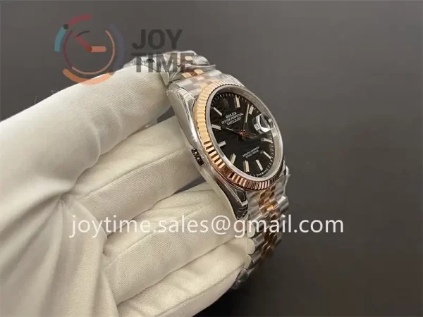 Rolex DateJust VSF 1:1 Best Edition SS 36mm RG Bezel SS/RG Bracelet VS3235