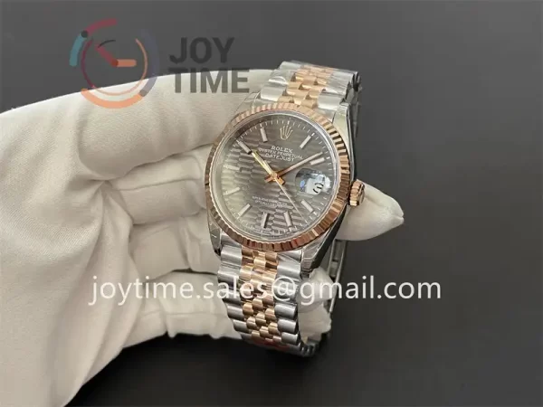 Rolex DateJust VSF 1:1 Best Edition SS 36mm RG Bezel SS/RG Bracelet VS3235