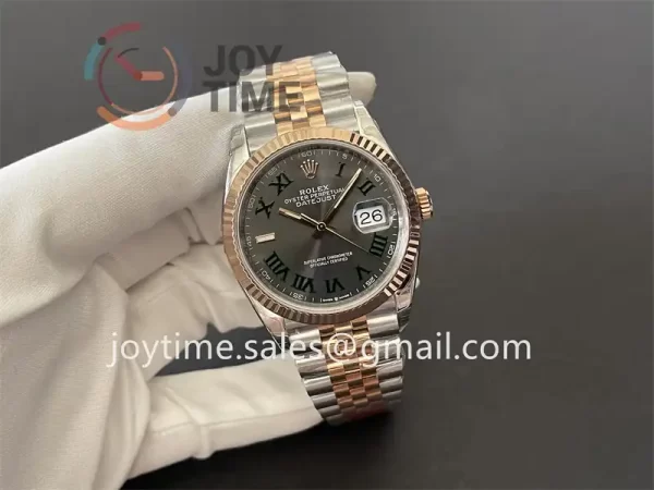 Rolex DateJust VSF 1:1 Best Edition SS 36mm RG Bezel SS/RG Bracelet VS3235