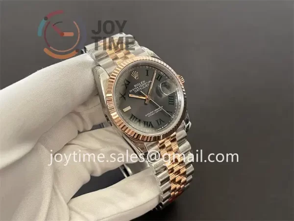 Rolex DateJust VSF 1:1 Best Edition SS 36mm RG Bezel SS/RG Bracelet VS3235