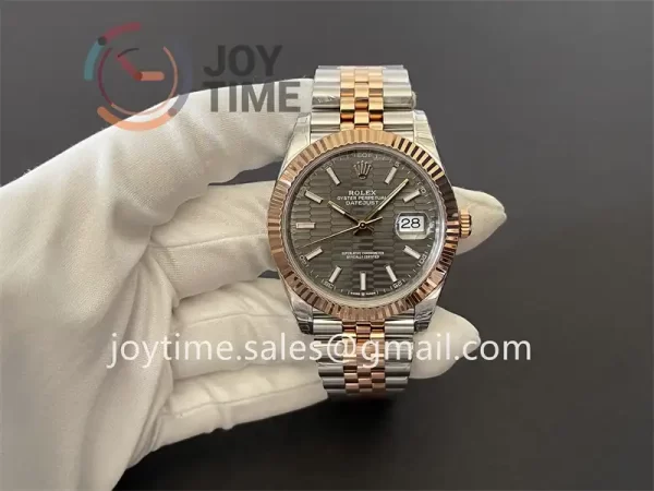 Rolex DateJust VSF 1:1 Best Edition SS 41mm RG Bezel SS/RG Bracelet VS3235