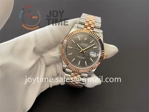 Rolex DateJust VSF 1:1 Best Edition SS 41mm RG Bezel SS/RG Bracelet VS3235