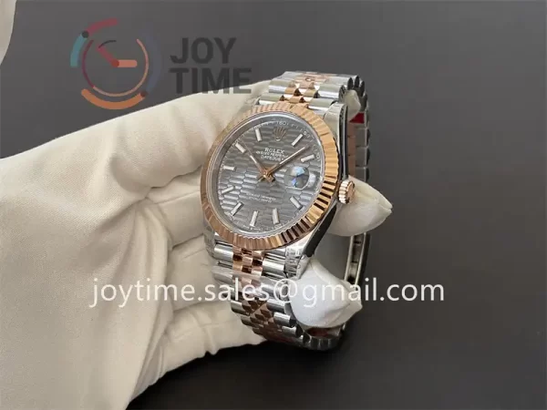 Rolex DateJust VSF 1:1 Best Edition SS 41mm RG Bezel SS/RG Bracelet VS3235