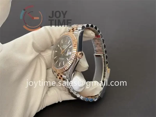 Rolex DateJust VSF 1:1 Best Edition SS 41mm RG Bezel SS/RG Bracelet VS3235