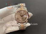 Rolex DateJust VSF 1:1 Best Edition SS 36mm RG Bezel SS/RG Bracelet VS3235