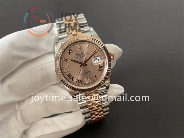 Rolex DateJust VSF 1:1 Best Edition SS 36mm RG Bezel SS/RG Bracelet VS3235