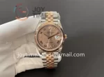 Rolex DateJust VSF 1:1 Best Edition SS 36mm RG Bezel SS/RG Bracelet VS3235