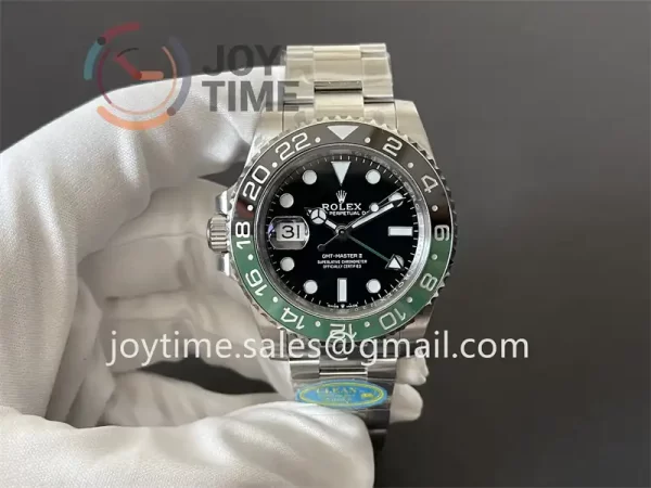 Rolex GMT Master II 126720VTNR Clean 1:1 Best Edition SS 40mm Black/Green Ceramic Bezel SS Bracelet DD3285