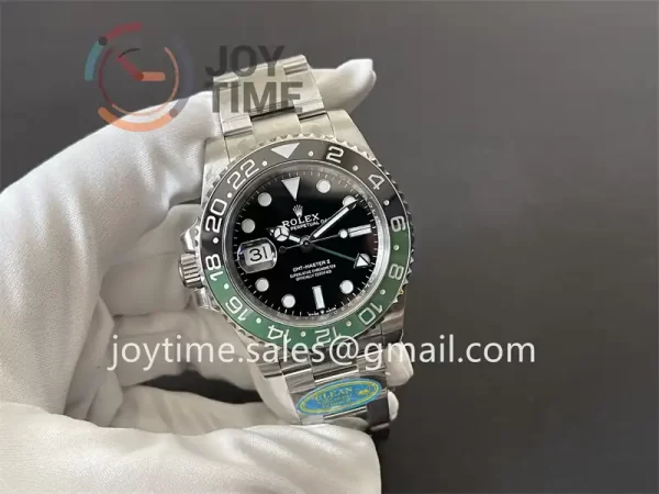 Rolex GMT Master II 126720VTNR Clean 1:1 Best Edition SS 40mm Black/Green Ceramic Bezel SS Bracelet DD3285