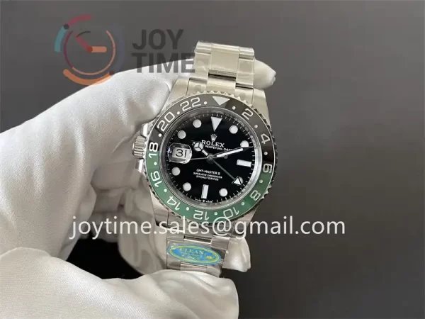 Rolex GMT Master II 126720VTNR Clean 1:1 Best Edition SS 40mm Black/Green Ceramic Bezel SS Bracelet DD3285