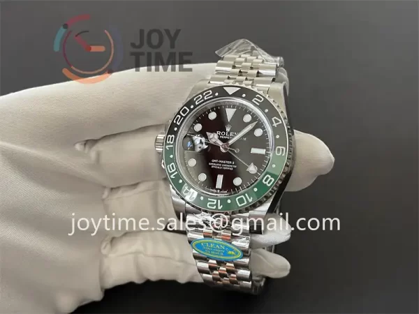 Rolex GMT Master II 126720VTNR Clean 1:1 Best Edition SS 40mm Black/Green Ceramic Bezel SS Bracelet DD3285