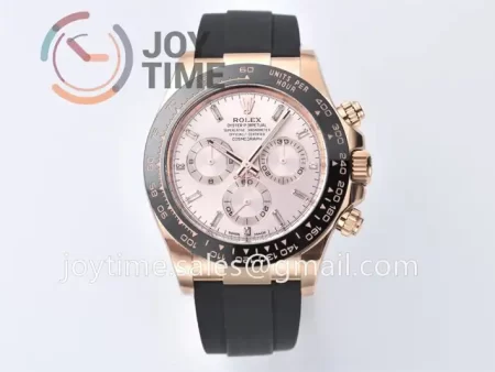 Rolex Daytona 116515 Clean 1:1 Best Edition RG 40mm Ceramic Bezel Rubber Strap A4130