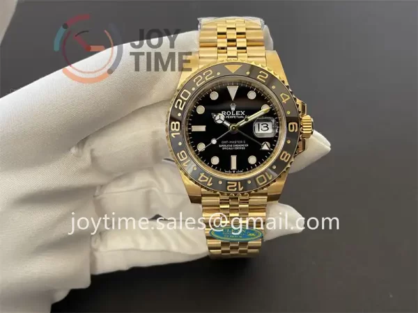 Rolex GMT Master II 126718 Clean 1:1 Best Edition YG 40mm Ceramic Bezel YG Bracelet DD3285