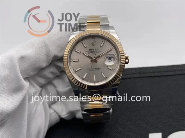 Rolex DateJust Clean 1:1 Best Edition SS 41mm RG Bezel SS/RG Bracelet VR3235