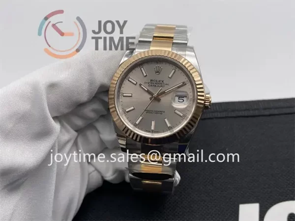 Rolex DateJust Clean 1:1 Best Edition SS 41mm RG Bezel SS/RG Bracelet VR3235