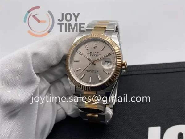 Rolex DateJust Clean 1:1 Best Edition SS 41mm RG Bezel SS/RG Bracelet VR3235