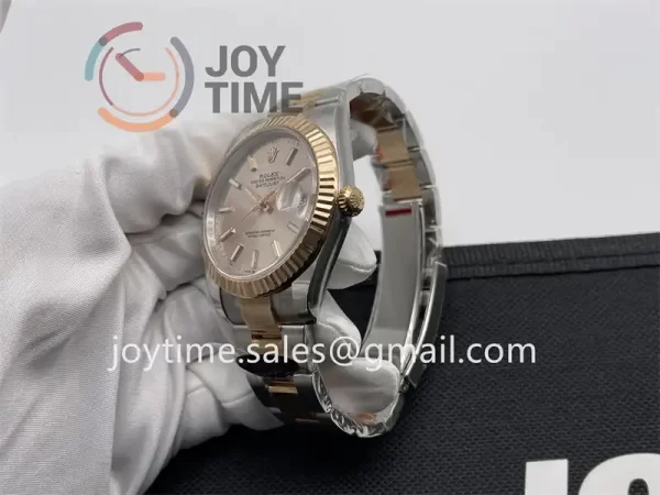 Rolex DateJust Clean 1:1 Best Edition SS 41mm RG Bezel SS/RG Bracelet VR3235