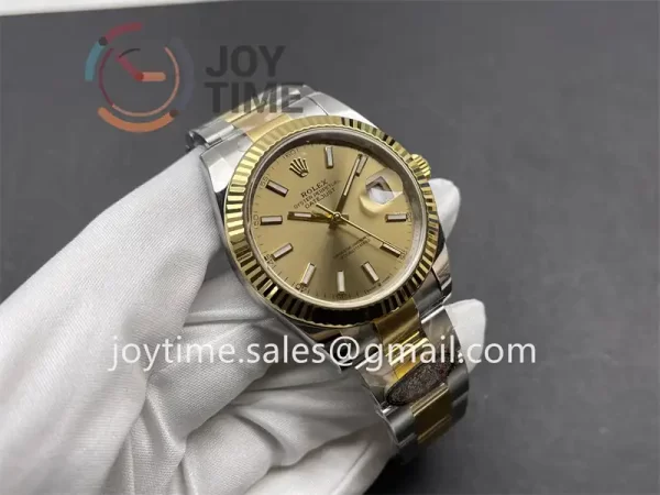 Rolex DateJust Clean 1:1 Best Edition SS 41mm YG Bezel SS/YG Bracelet VR3235