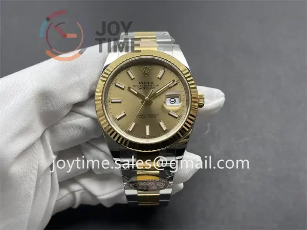 Rolex DateJust Clean 1:1 Best Edition SS 41mm YG Bezel SS/YG Bracelet VR3235