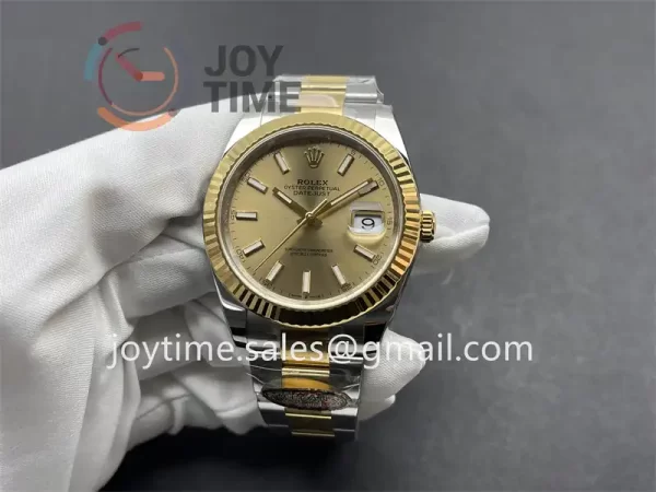 Rolex DateJust Clean 1:1 Best Edition SS 41mm YG Bezel SS/YG Bracelet VR3235