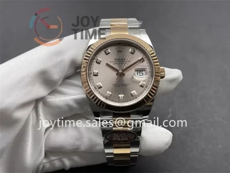 Rolex DateJust Clean 1:1 Best Edition SS 41mm RG Bezel SS/RG Bracelet VR3235