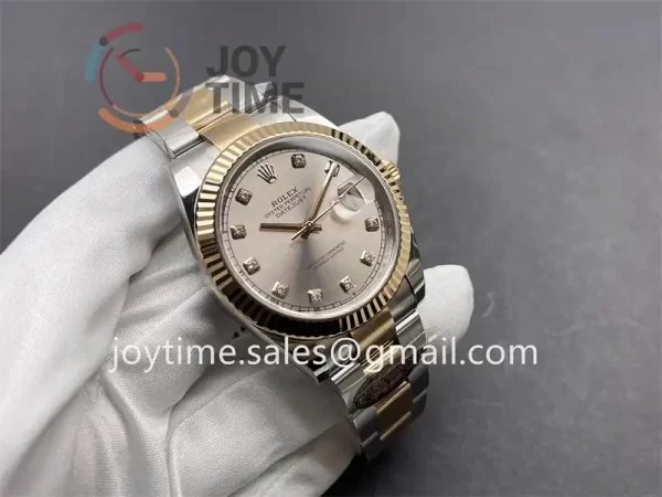 Rolex DateJust Clean 1:1 Best Edition SS 41mm RG Bezel SS/RG Bracelet VR3235